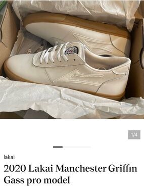 Manchester Griffin Gass White & Gum Men’s Shoes